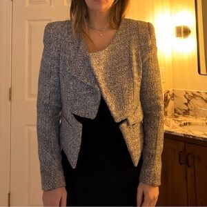 Funktional Nordstrom Women's Gray Wool Jacket - sz Medium